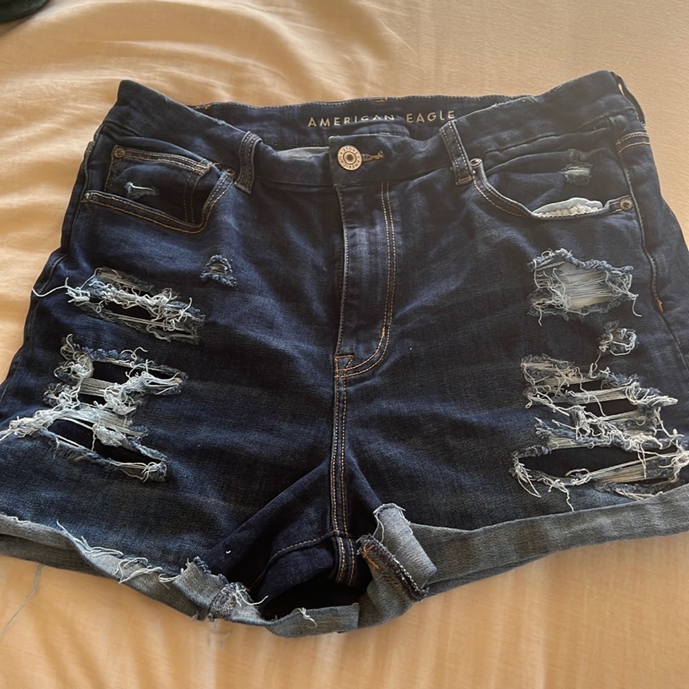 American Eagle Curvy Hi Rise Shortie sz 14